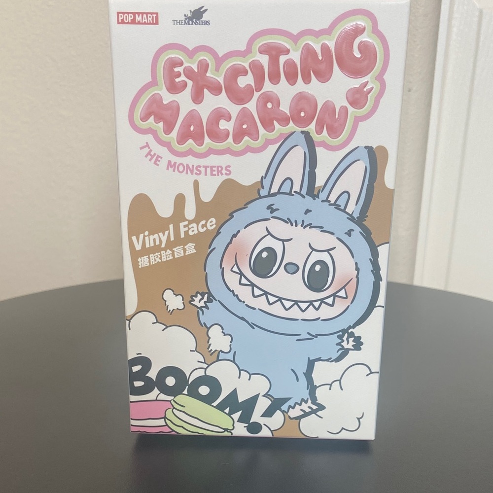 Labubu Exciting Macaron The Monsters Vinyl Face Toy- Toffee